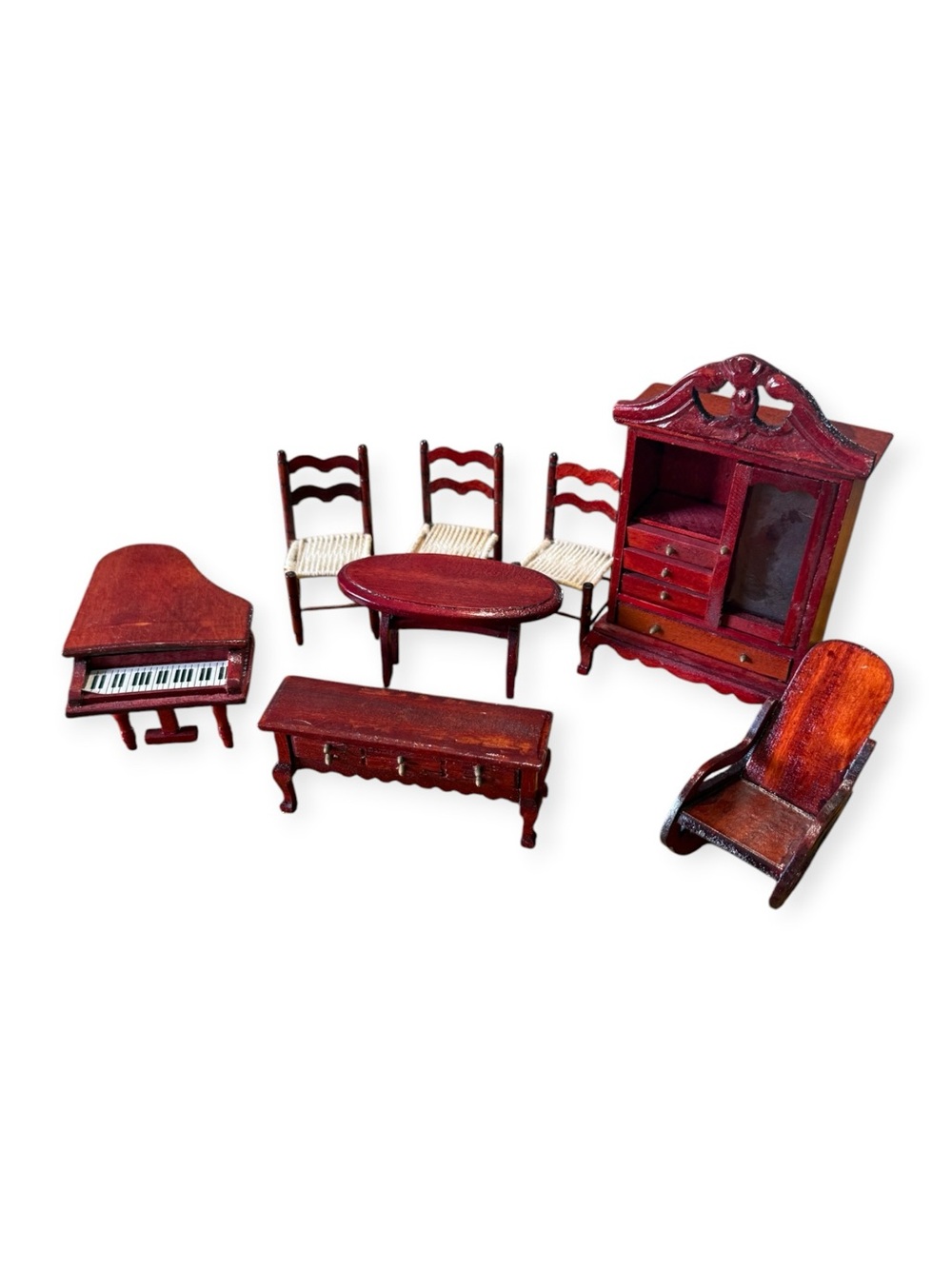 dollhouse furniture lot 1:12 8 pieces
